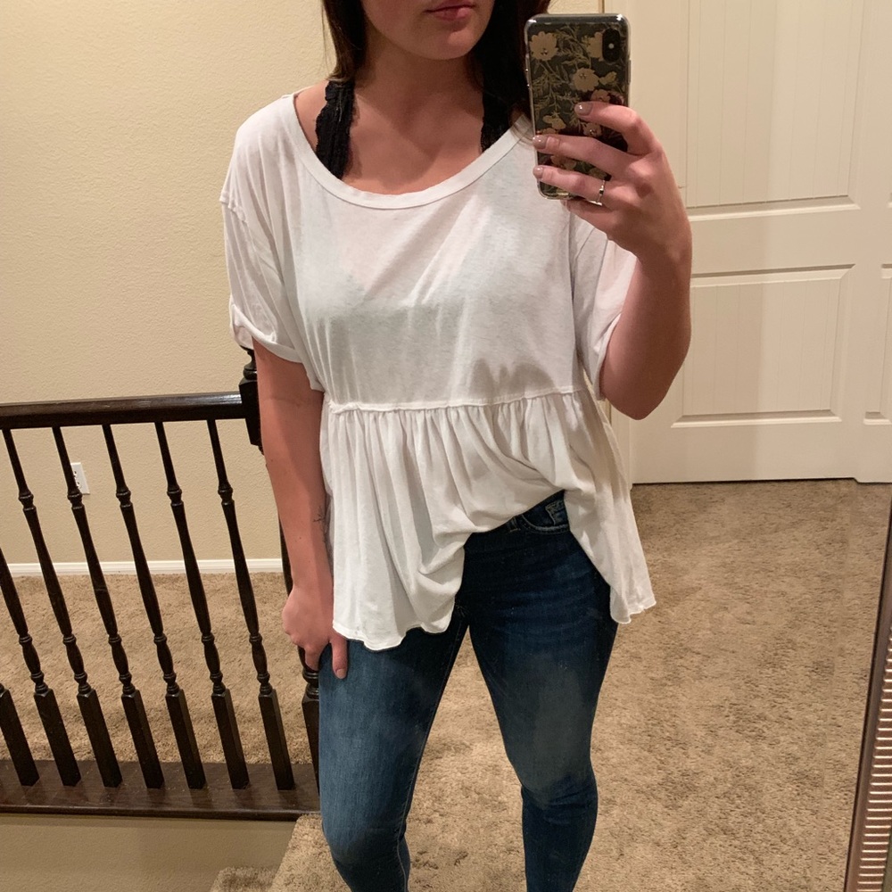 Free People babydoll shirt